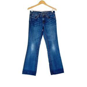 GAP Factory Long & Lean Dark Wash Straight Leg Denim Jeans